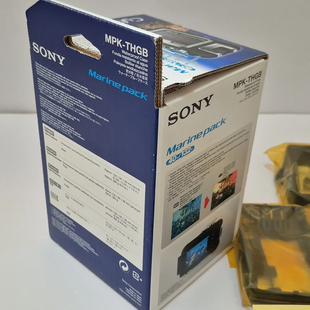 Sony Digital Camera Waterproof Cyber-shot Marine Pack MTK- THG T700 T90 T77 Y2k